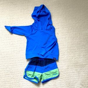 Patagonia baby boy swim set 6-12 months